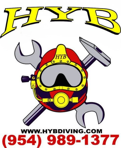 HYB Diving diver helmet logo